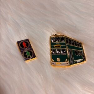 Hong Kong Tram and Pedestrian Signal Magnet Set